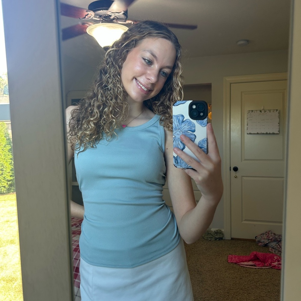 blue tank